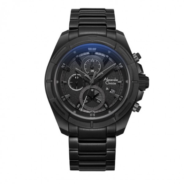 Alexandre Christie AC 6621 Full Black Steel MCBIPBA